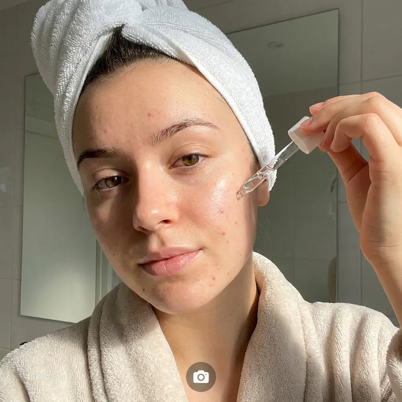 Customer using the product