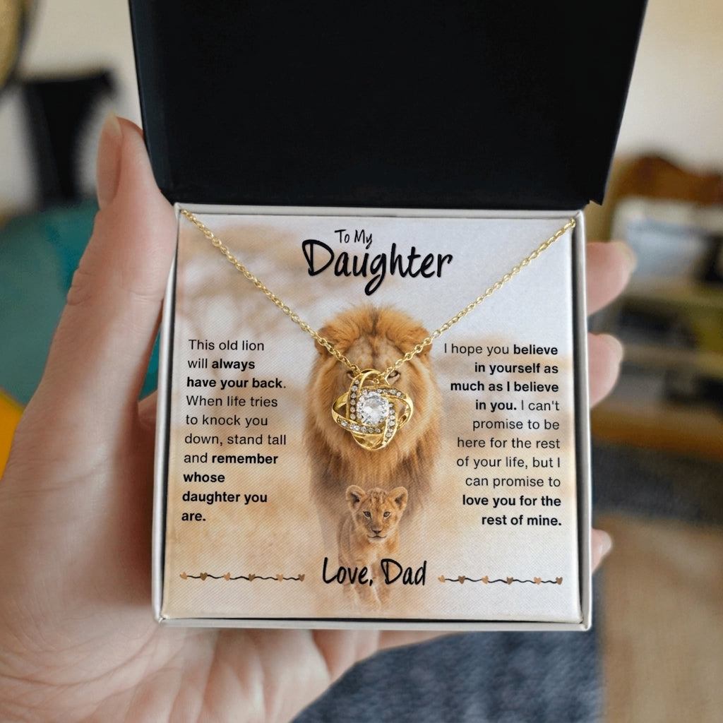 To My Daughter Gift From Dad, "Never Forget That I Love You"