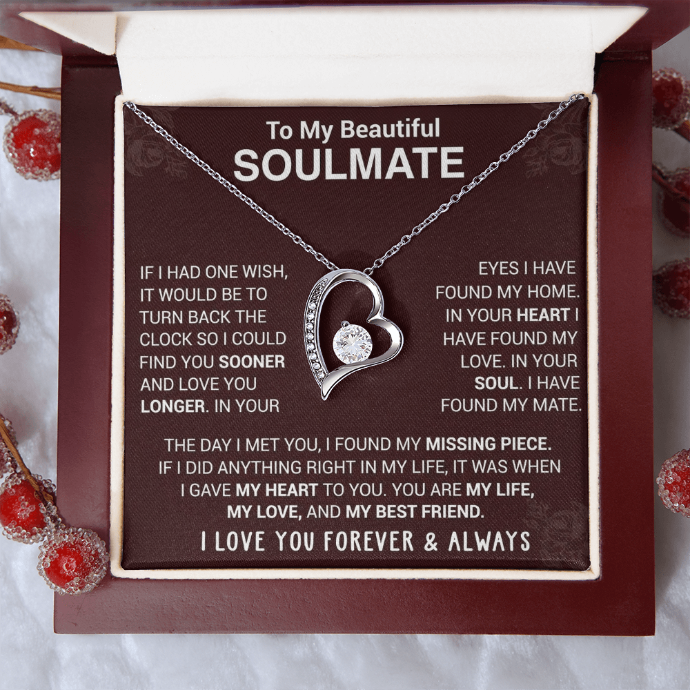 To My Soulmate | Forever Love Necklace