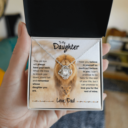 To My Daughter Gift From Dad, "Never Forget That I Love You"