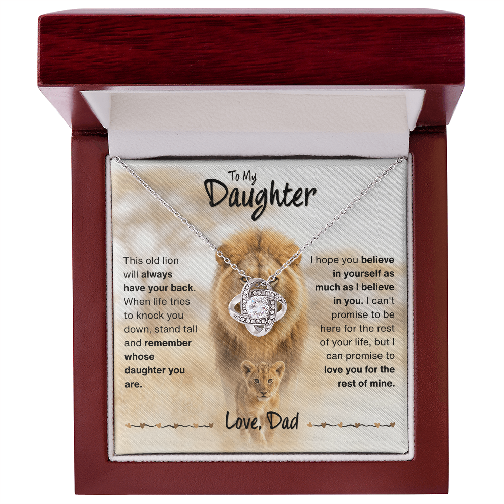 To My Daughter Gift From Dad, "Never Forget That I Love You"