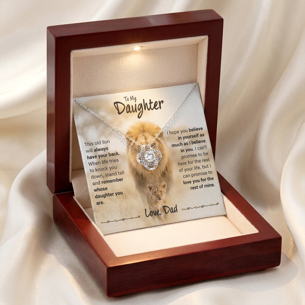 To My Daughter Gift From Dad, "Never Forget That I Love You"