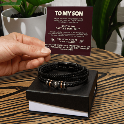 To My Son | Love You Forever Bracelet