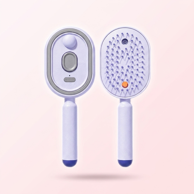 3-in-1 Electric Spray Hair BrushStyle