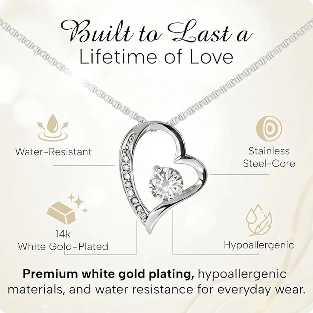 To My Daughter Forever Love Necklace – A Gift From Dad